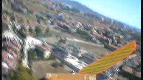 Flytron SimpleOSD first flight test for background visibility