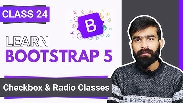 Bootstrap Checkbox & Radio Form Classes Tutorial | Bootstrap full course in Hindi/Urdu | Class 24