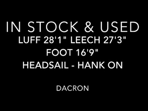 Used Headsail Luff 28'1
