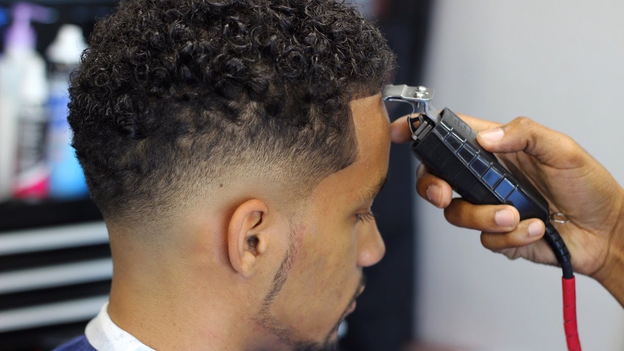 How To Cut A Low Bald Fade With Curly Top