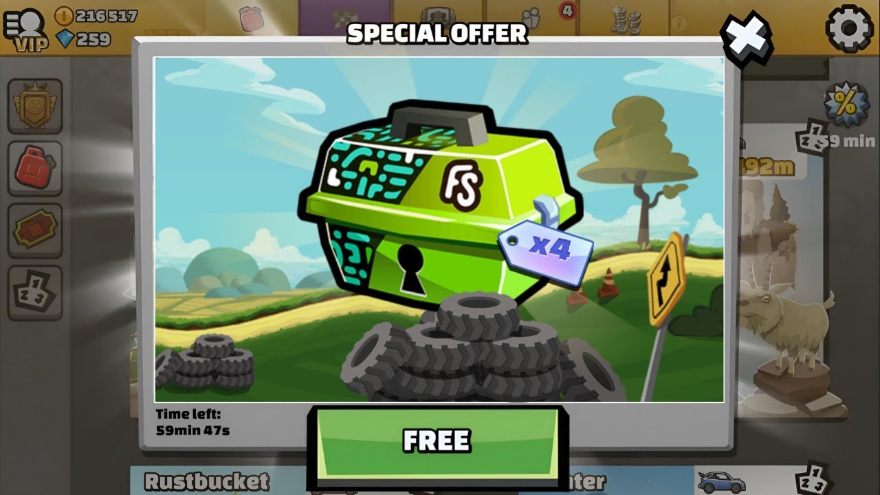 Как получить Fingersoft Chest в Hill Climb Racing 2