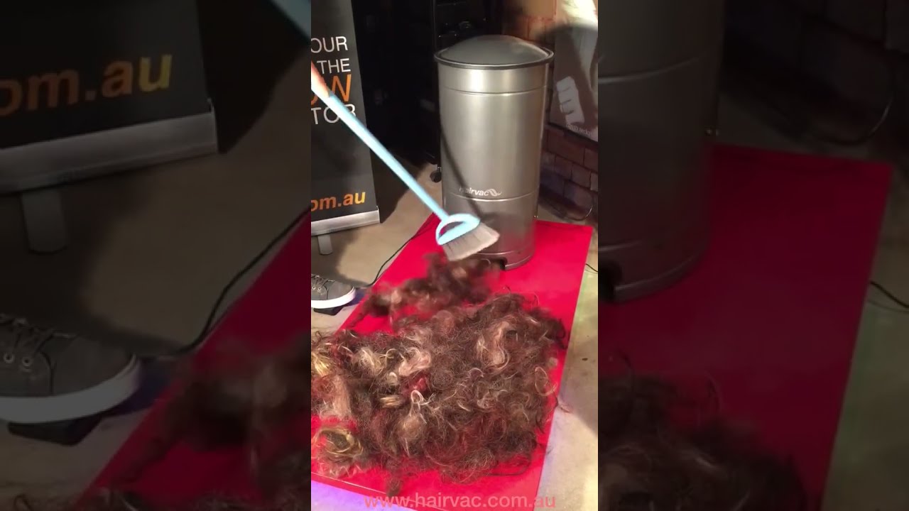 Hairvac Professional Salon Vacuum for Hair Live Demonstration YouTube