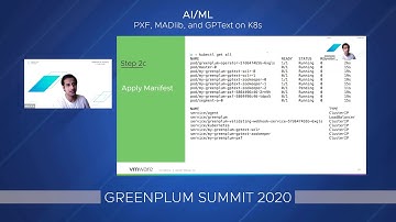 AI/ML, Neural Networks & the future of analytics: Greenplum, PXF, Apache MADlib, and GPText on K8s