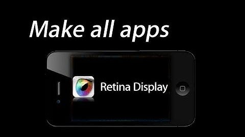 How to make all apps Retina Display Quality- iRetiner
