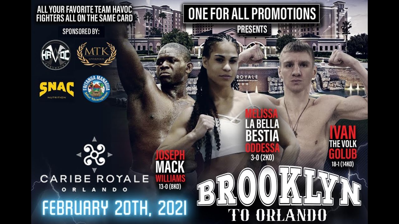 LIVE PROFESSIONAL BOXING FROM THE U.S! 'BROOKLYN TO ORLANDO' FROM