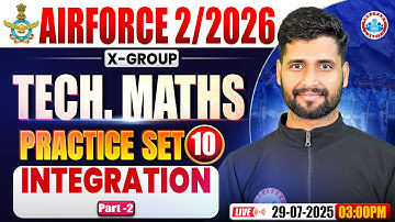 Airforce X Group Classes 02 2026 | Airforce Maths Practice Set #10 |Application of Derivative| Maths