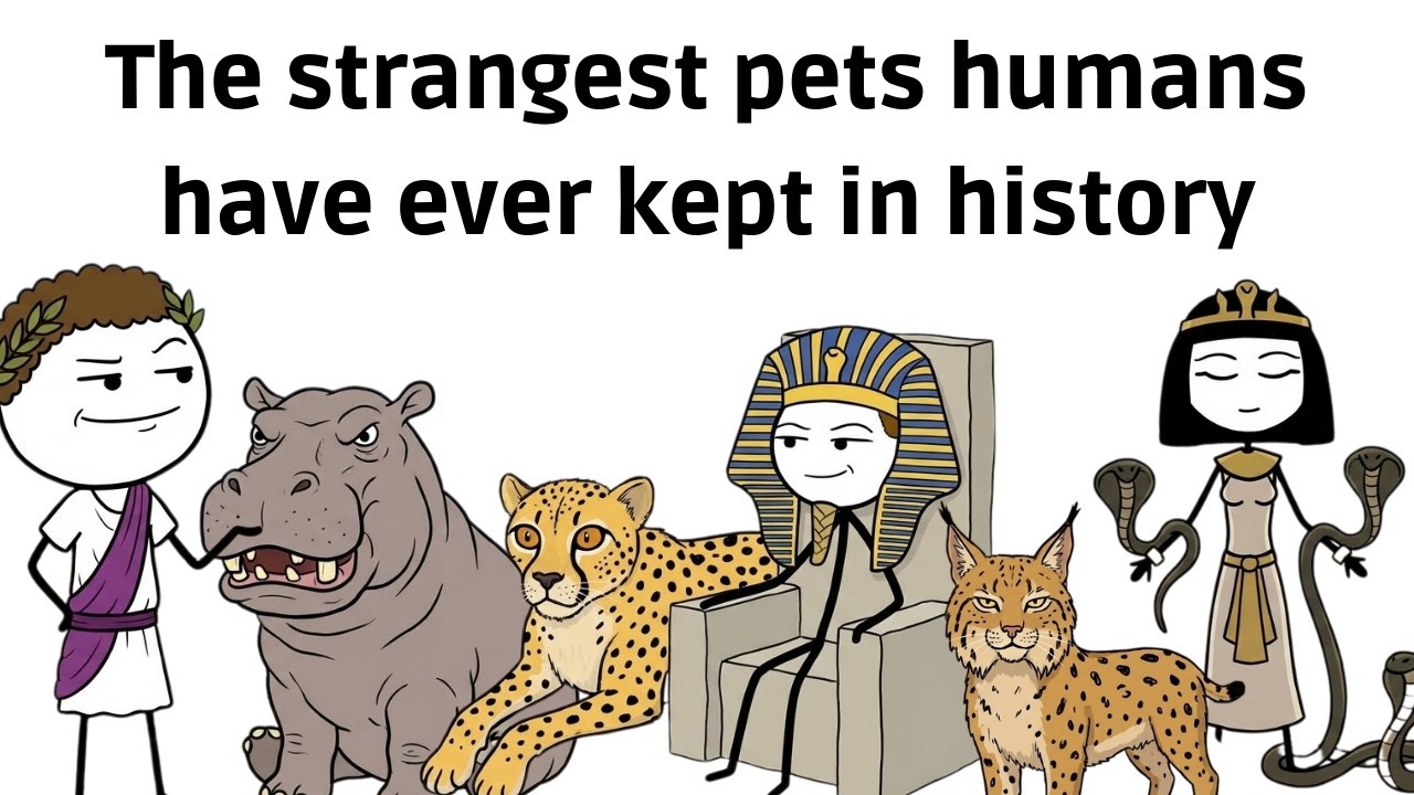 Самые странные домашние животные, которых когда-либо содержало человечество в истории.
