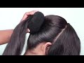 New Juda Hairstyle With Gown - Hairstyles For Medium Hair Easy Bun || Wedding Hairstyles Tutorial