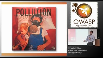 OWASP AppSec USA 2010: Keynote: David Rice 2/3