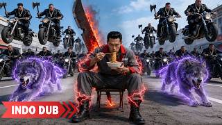 Mechanic eating noodles gets harassed by a thug, turns out he's a God of War who obliterates ever...