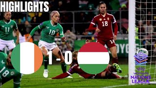 Ireland 1-0 Hungary | Women's Nations League