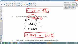 Interpreting Exponential Equations