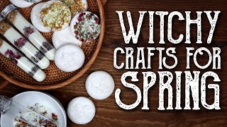 Easy Witchy Crafts for Spring - DIY Ritual Bath Soap & Soak for Imbolc, Magical Crafting, Witchcraft