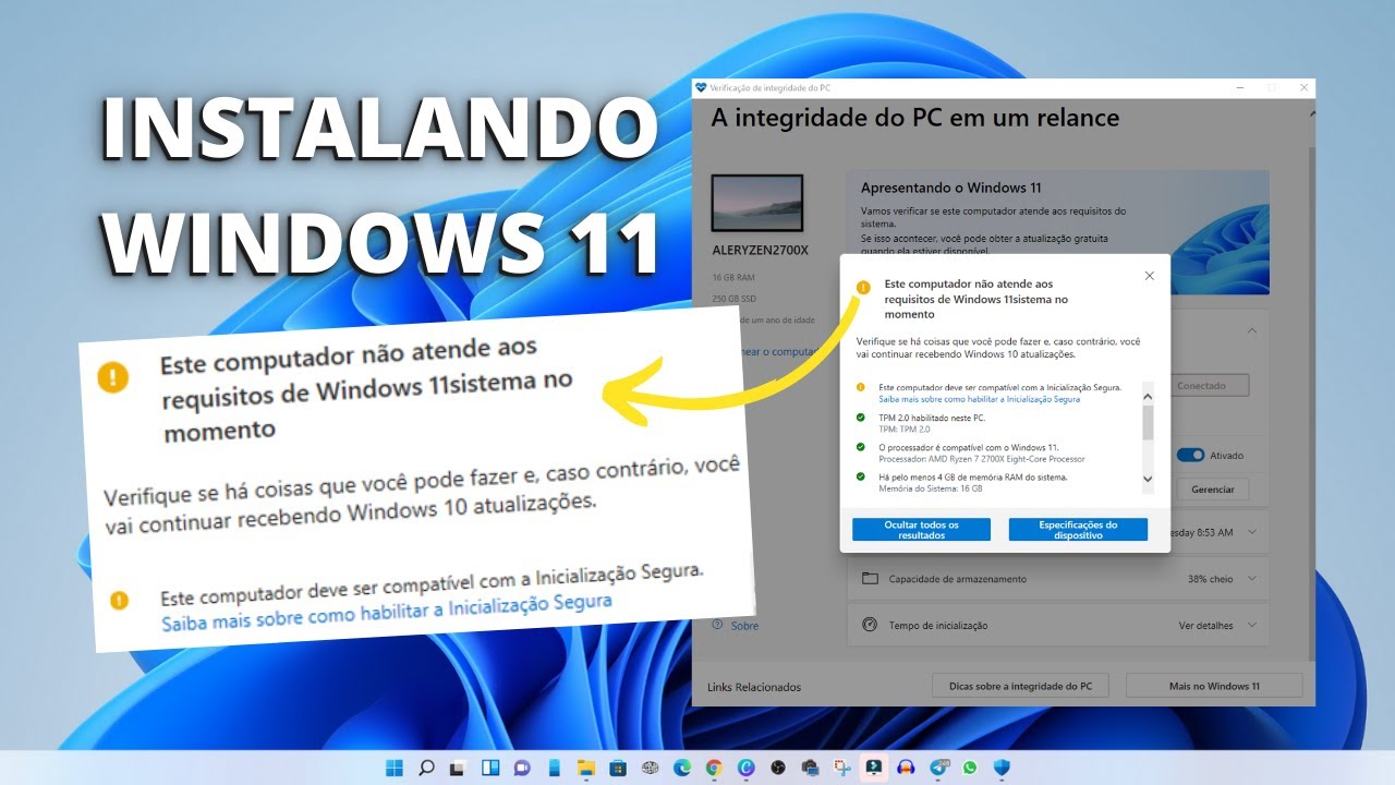 Sistema operativo mais instalado? Windows 10 a converter no Windows 11