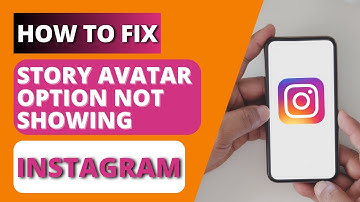 How to Fix Instagram Story Avatar Option Not Showing | Avatar Option Not Available On Insta Story