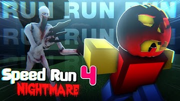 ROBLOX SPEED RUN 4 IF IT WAS A HORROR GAME...