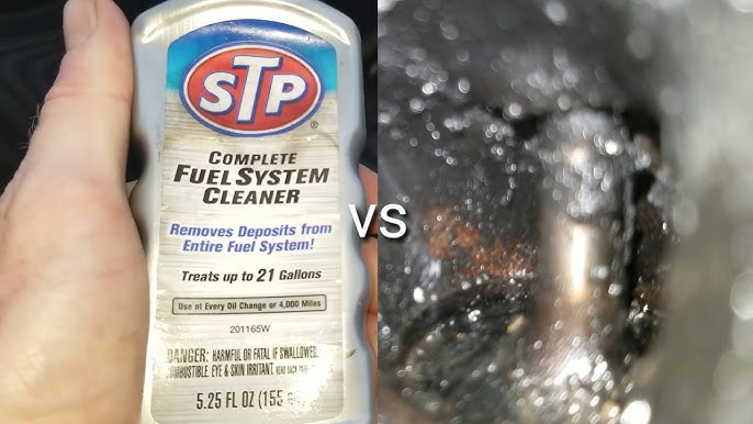 STP FUEL INJECTOR CLEANER DAMAGE TEST & REVIEW ON THE DOMINAR 400, HOW TO  USE FUEL ADDITIVE 