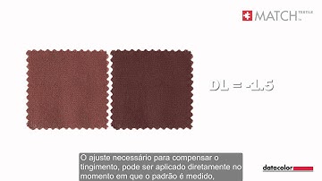 Match Textile 2 0 Tutorial Video 6 New recipe and correction optimization settings POR