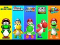 Evolution Of Yoshi In Super Mario Games 1990 2022 Evolution Of Yoshi In Super Mario Games 1990 2022