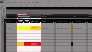 Risk Template in Excel | KRI Register Overview
