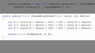 Change the brightness in a color (C# .NET)