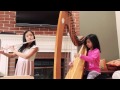 Bluebells of Scotland - Flute + Harp Scottish music by kids