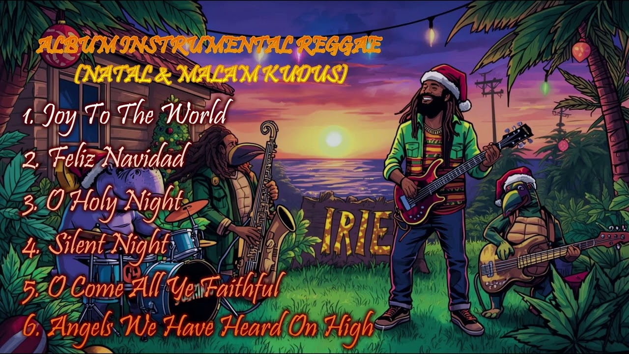 Рождественские вибрации регги, инструментальная святая ночь и Рождество
