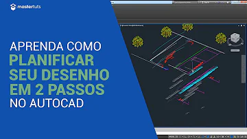 Como fazer para o desenho ficar no mesmo plano no CAD?