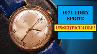 Is this 1971 Timex Sprite Serviceable?