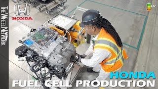 Honda Fuel Cell Production - Hydrogen Powertrain and Clarity Fuel Cell Vehicle Manufacturing