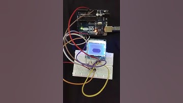 (Demo) Nokia5110 LCD with Arduino - Display different types of shapes