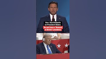 Florida Gov. Ron DeSantis takes aim at Biden