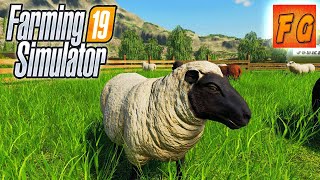 🚜 Farming Simulator 19. #10. Животноводство. Коровы и Овцы. Прохождение.