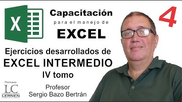 11 EJERCICIOS de EXCEL INTERMEDIO para PRÁCTICA - Parte 4