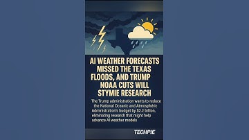 🌪️📉 AI Weather Models Falter: Texas Floods Missed Amid NOAA Budget Cuts #AIWeather #Texasflood #ai
