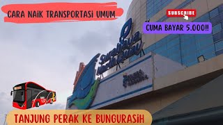How to Ride the Suroboyo Bus from Tanjung Perak & SNQ to Bungurasih. Walking to the Bus Stop First
