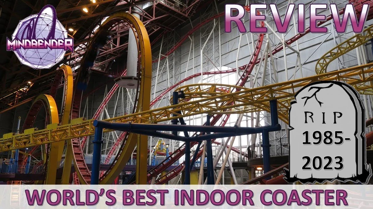 Mindbender Review Galaxyland West Edmonton Mall World S Tallest And Longest Indoor Roller Coaster Youtube