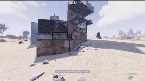 Rust Console I found a loaded decayed base…