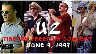 View U2 Performance of Tibetan Freedom Concert on Randall's Island, NY