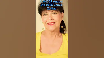 CANCER August 8th 2025 Zane S Zodiac 