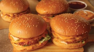 Chicken Burger  Recipe By Chef Hafsa