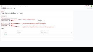 #odoo17 How to setup Inventory Routes on Product Packagings | Shipping Methods | Product Categories