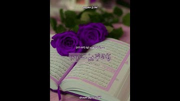 حالات واتس اب قرآن كريم سورة الكهف للقارئ إسلام صبحي