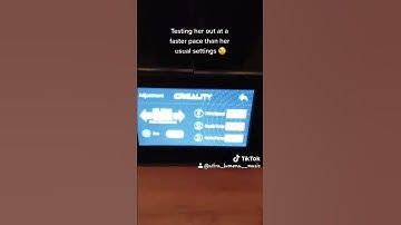 Ender 6 Creality speed test