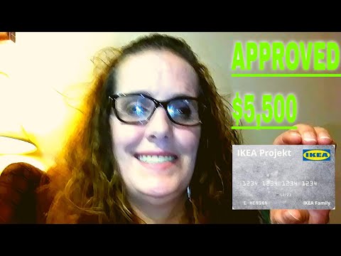 IKEA Projekt Credit Card $5,500 Credit Limit Approval | best store credit cards