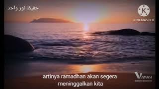 Ramadhan akan segera meninggalkan kita - Ust. Chafizh Nur Wahid