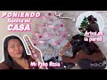 ✨DECORANDO MI PEQUEÑA CASA PARA LA NAVIDAD🎄| Mi pinito Rosa 💕VLOGMAS MAS #11 y #12