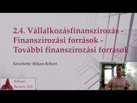 Videó: A finanszírozás A finanszírozási program. Oktatásfinanszírozás