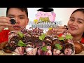 INDOOR COOKING | RELYENONG PUSIT w/ SOTANGHON Mukbang | Filipino Food Mukbang | Mukbang Philippines