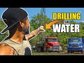 WE HAVE WATER!! Drilling For OFF GRID Water Source for our TINY HOUSE and Ranch